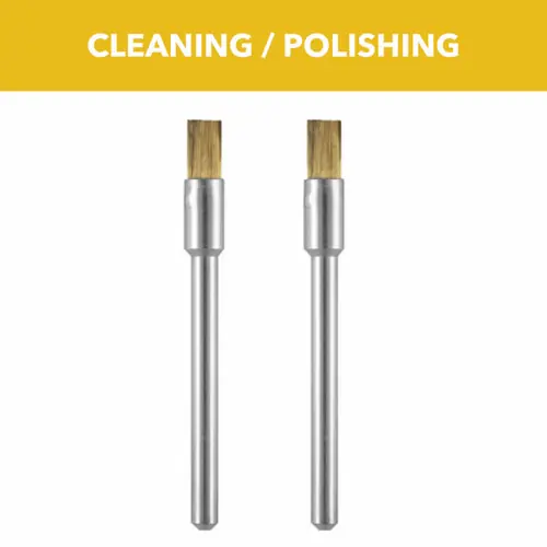Dremel 537-02 1/8 In. Brass Brushes Same Day Shipping