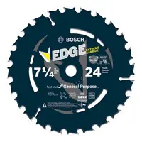 Must Have Bosch DCB724 7-1/4 In. 24 Tooth Edge Circular Saw Blade for Framing