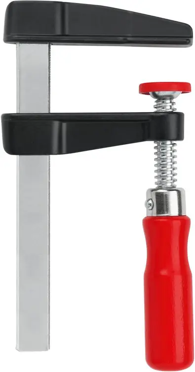 Bessey LM2.008 Clamp, woodworking, F-style, zinc jaws, swivel pads, 2 In. x 8 In., 330 lb, 10 Pack Buy Direct