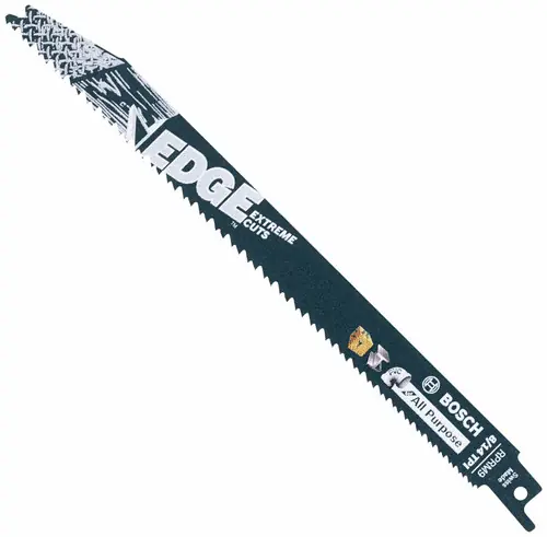 Bosch RPRM9-25B 25 pc. 9 In. 8/14 TPI Edge Reciprocating Saw Blades for All Purpose (Bulk Pack) Clearance