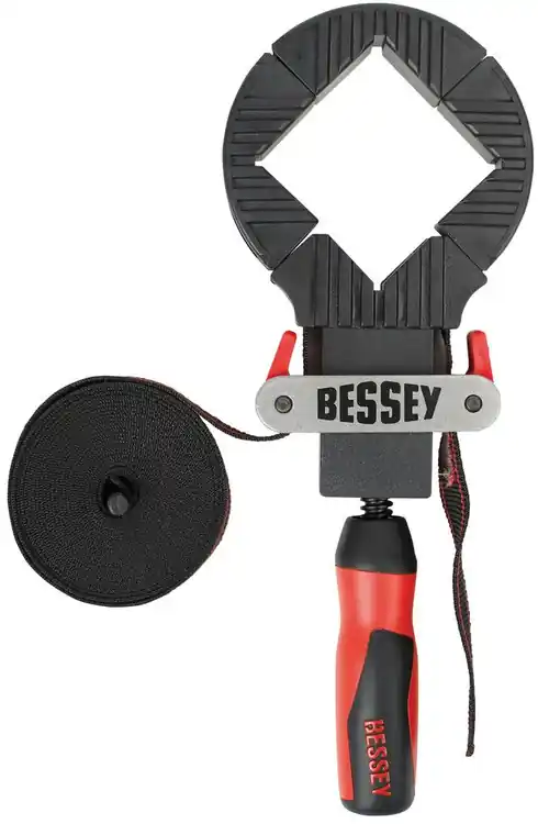 Bessey VAS400-CB Clamp, woodworking, strap clamp, 2K Handle, 12 ft. strap, 3 Pack Grab Now