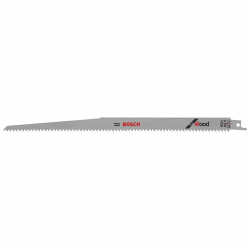 Bosch RW126 5 pc. 12 In. 6 TPI Wood Reciprocating Saw Blades (5 Pack) Trusted Brand