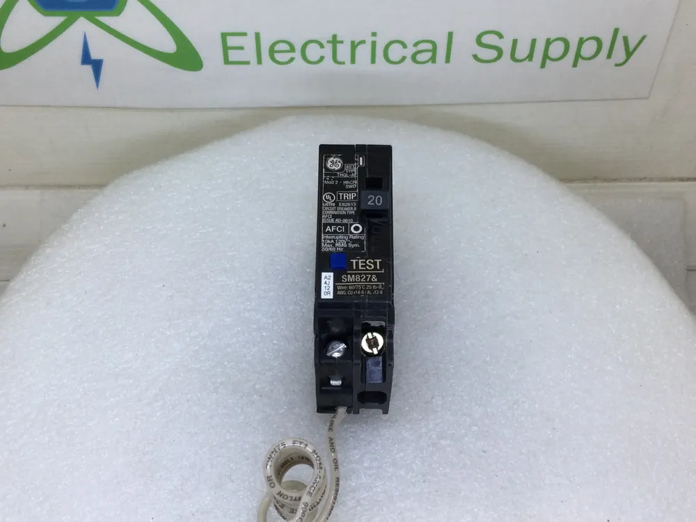 Trusted Brand GE THQL1120AF 20 Amp 1 Pole 120/240V AFCI Circuit Breaker