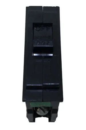 Low Price General Electric TQL1120 20 Amp 1 Pole 120/240V Type TQL Breaker - Cosmetic Flaw