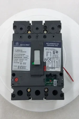 Seasonal Sale GE General Electric Spectra SEHA36AT0060 60 Amp 3 Pole 600v Circuit Breaker With Aux Switch