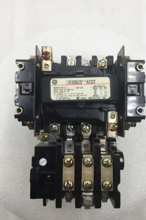 GE CR306C0**ACDT 27 Amp 3 Phase 115-575V 2-10 HP Motor Starter w/120V Coil Limited Offer