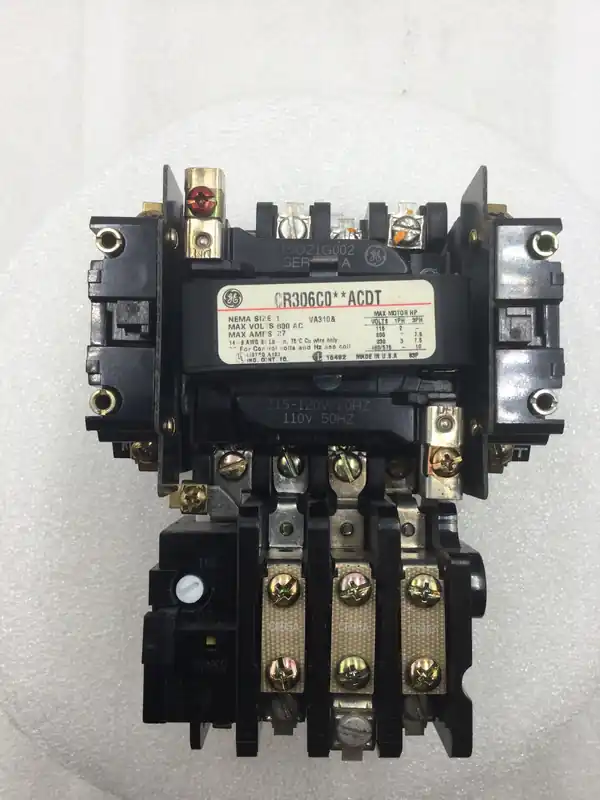 GE CR306C0**ACDT 27 Amp 3 Phase 115-575V 2-10 HP Motor Starter w/120V Coil Limited Offer