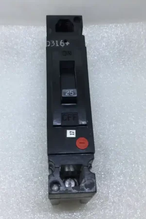 Express Delivery GE General Electric TED113025 25 Amp 1 Pole 277V Bolt on Circuit Breaker
