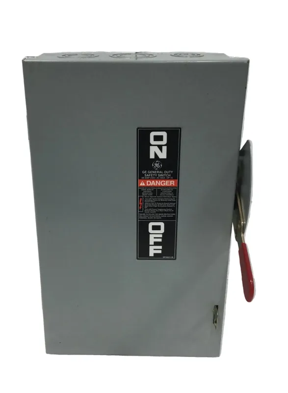 General Electric TG4322 60 Amp 3 Pole 240V Fused Safety Switch Flash Sale