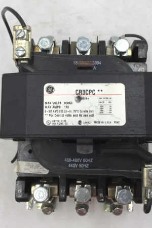 GE CR3CPC 170 Amp 600 AC 460-480V 60HZ 440V 50HZ 55-501463G004 Series A Contactor Fast Shipping