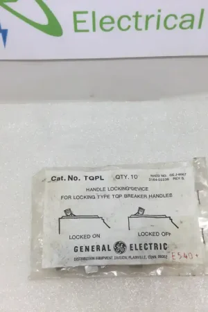 Weekend Sale Ge Tqpl Handle Locking Device For Type Tqp Breaker Handles
