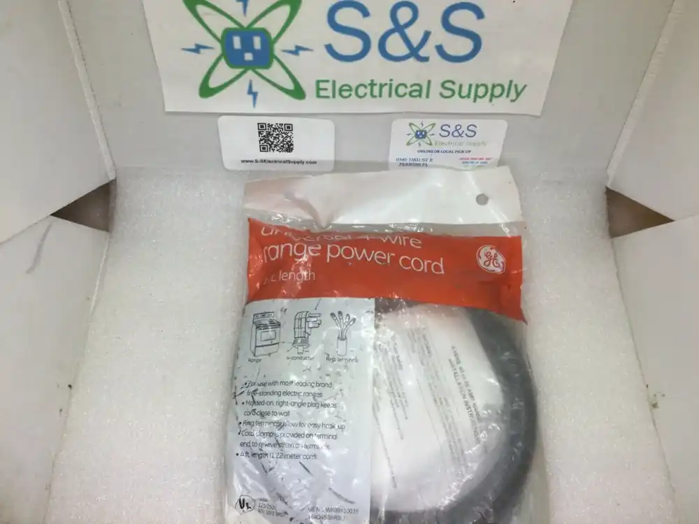 Ge Universal Wx09x10035 4ft 4 Wire Range Power Cord - New Hot Picks