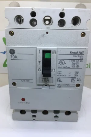 Super Sale General Electric FBN36TE070RV 70 Amp 3 Pole 480V Circuit Breaker