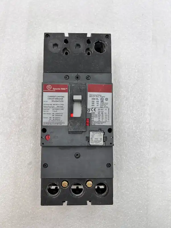 GE General Electric SFLA36AT0250 250 Amp 3 Pole 600v Spectra RMS Circuit Breaker w/150 Amp Trip Free Returns