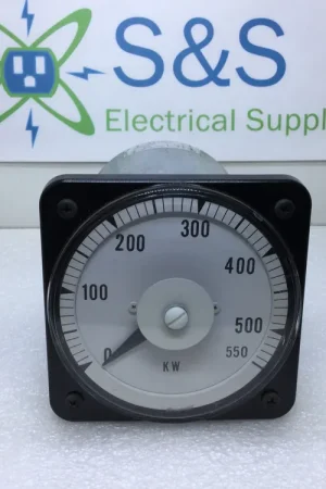 Top Rated EIL/Yokogawa/General Electric Control Number 023728-Kilowatt Meter 0-550 Ratio