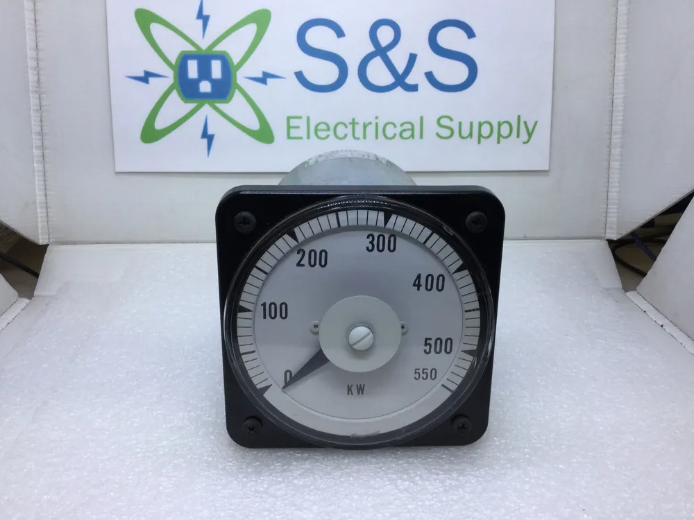 Top Rated EIL/Yokogawa/General Electric Control Number 023728-Kilowatt Meter 0-550 Ratio