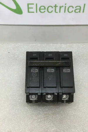 Mega Sale General Electric THHQB32020 3 Pole 20 Amp 22k Circuit Breaker
