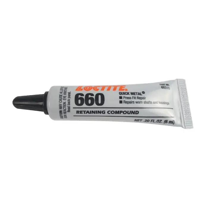 LOCTITE 66010 High Strength, Silver Color, 6 ml. Container Size Retaining Compound Discount
