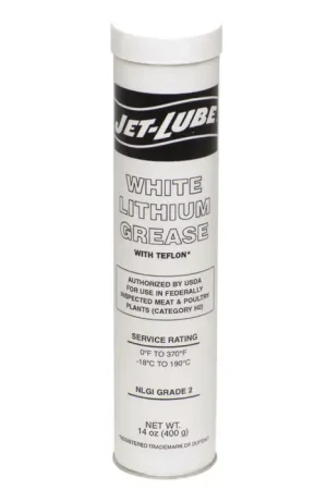 Buy Online JET-LUBE 50350 White Lithium Grease Type, Zinc, Titanium Composition, 14 oz. Container Size Lithium Lubricant Grease