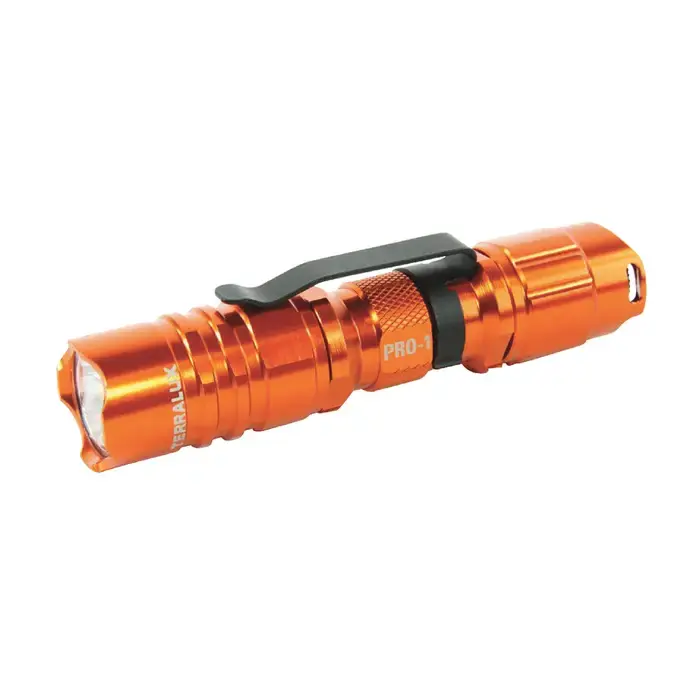 TERRALUX TLF-PRO1-OR All Purpose Type, Aluminum Grade Body Type, AA Battery Type Standard Flashlight Reduced Price