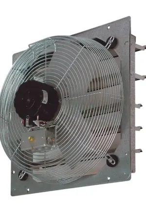 TPI CE 20-DS 20" Blade Size, Shutter Mount Air Circulator, 2,380/2,925 CFM, 1/4 Horsepower New Arrival