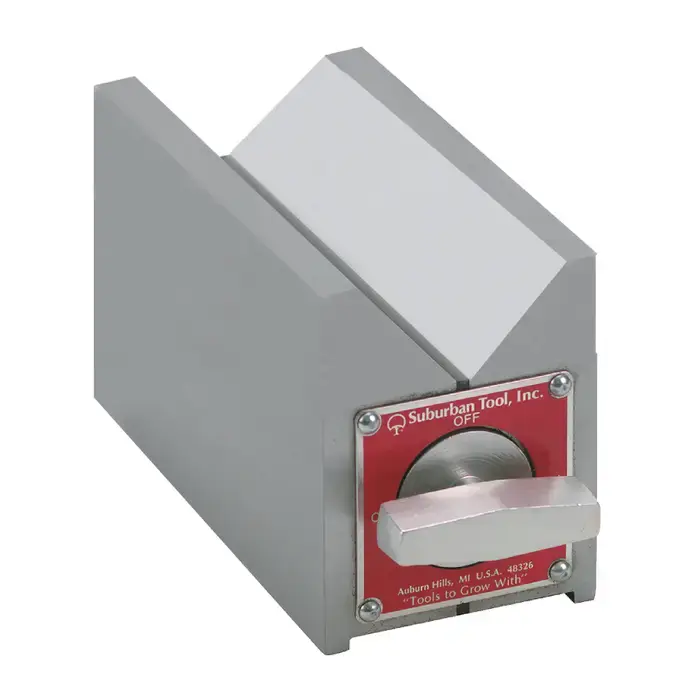 SUBURBAN MTC-VB 5-1/2" X 2-3/4" X 3-5/8" Magnetic "V" Block Secure Checkout