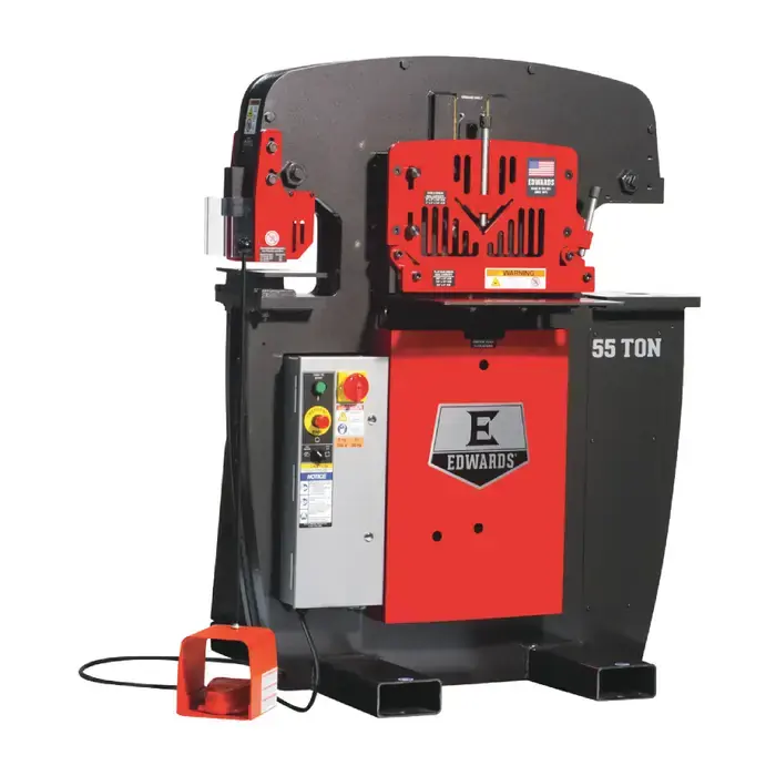 Factory Price EDWARDS IW55-1P230 55 Ton Punching Pressure Stationary Ironworker