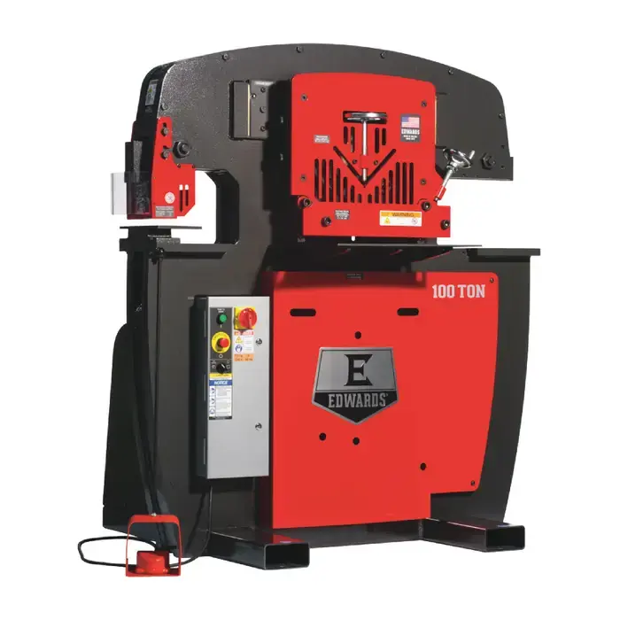 Direct From Factory EDWARDS IW100-3P575 100 Ton Punching Pressure Stationary Ironworker