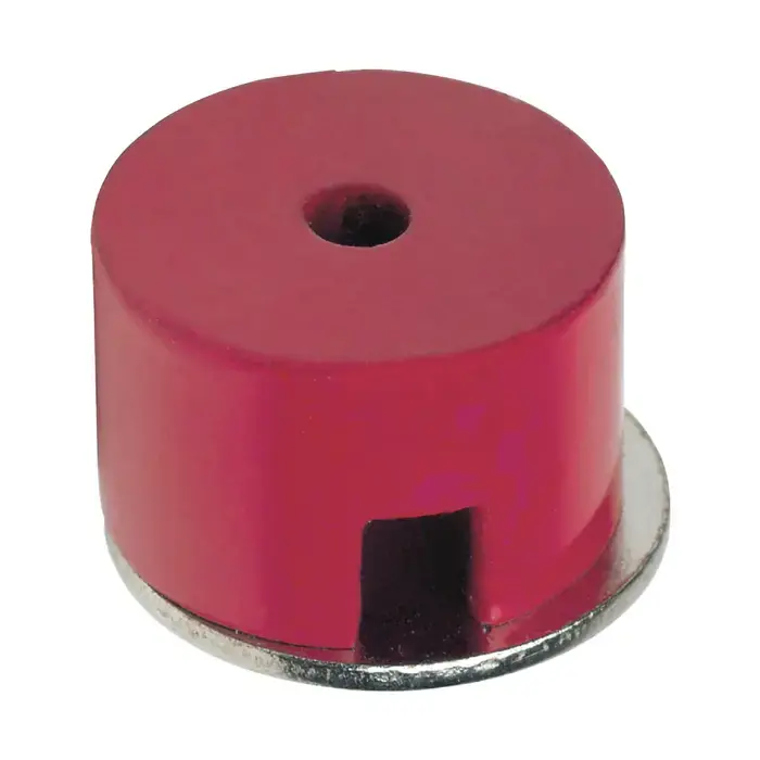 TTC 823 1" Dia., 3/16" Hole Dia., 29 lbs. Avg. Pull Force Button Magnet Buy Direct