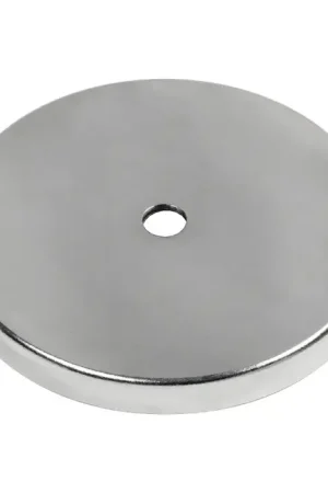 MAG-MATE MX1500 Through Hole, 12.5 lbs. Avg. Pull Force, 1.41" Outside Dia. Cup Magnet Premium