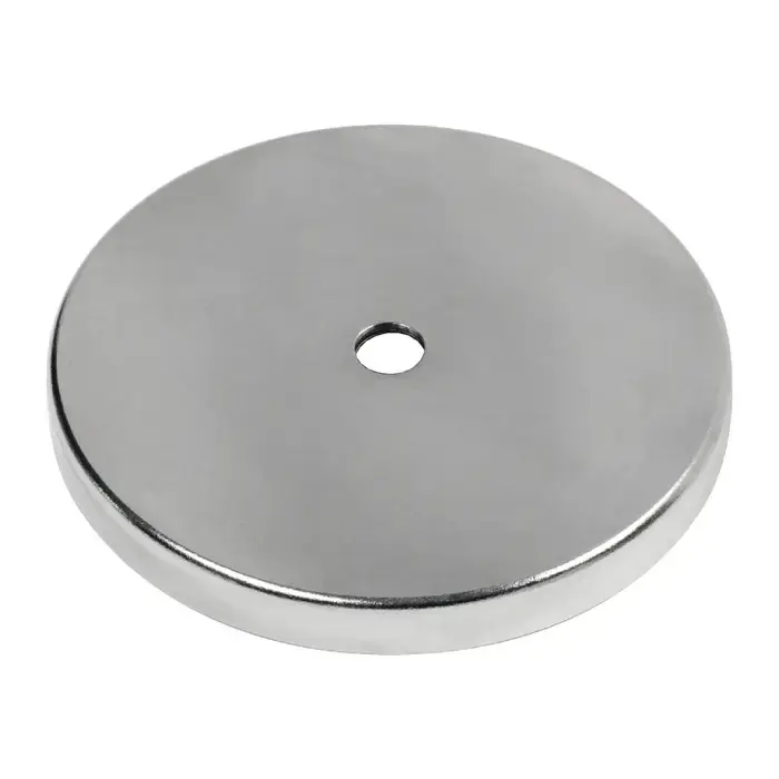 MAG-MATE MX1500 Through Hole, 12.5 lbs. Avg. Pull Force, 1.41" Outside Dia. Cup Magnet Premium