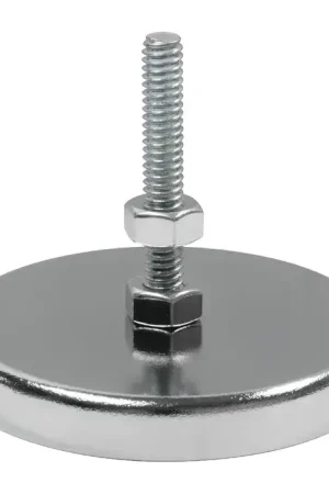 MAG-MATE MX1500B Bolt, 12.5 lbs. Avg. Pull Force, 1.41" Outside Dia. Cup Magnet Fresh Stock