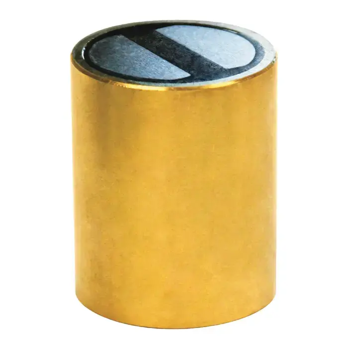 Mega Sale MAG-MATE PF06N 2 Pole Magnet In A Brass Insulated Cup, 0.9 lbs. Avg. Pull Force, 6mm Outside Dia., 2 Pole Magnet In A Brass Insulated Cup Cylindrical Magnet
