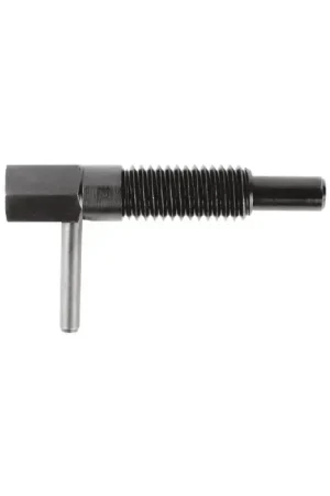 Discount TE-CO 64302 M6x33 Thread Size, 1-1/2" Thread Length, 0.236" Plunger Dia., L-Handle Steel Hand Retractable Spring Plunger