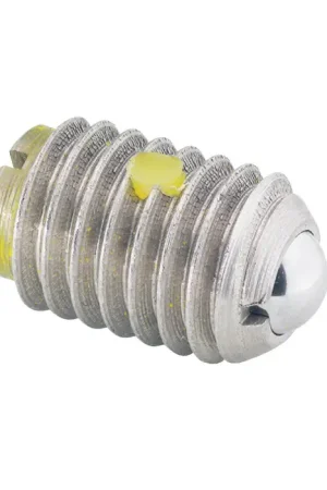 Crafted TE-CO 52921 5/8"-11 Thread Size, 63/64" Body Length, Stainless Steel Body, Stainless Steel Ball Threaded Ball Plunger