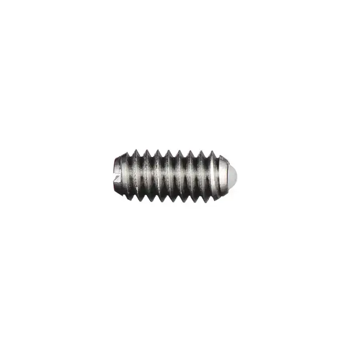 Fan Favorite VLIER DSSB52P 10-32 Thread Size, 0.513" Body Length, Stainless Steel Body, Nylon Ball Threaded Ball Plunger