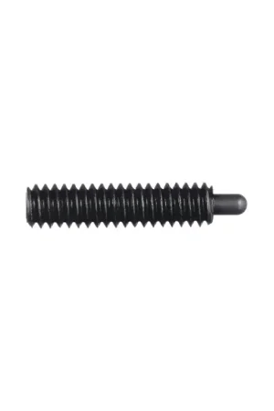 Clearance VLIER SML5A M5x0.8 Thread Size, 19mm Thread Length, 2.30mm Projection, Steel Body, Steel Nose Threaded Spring Plunger
