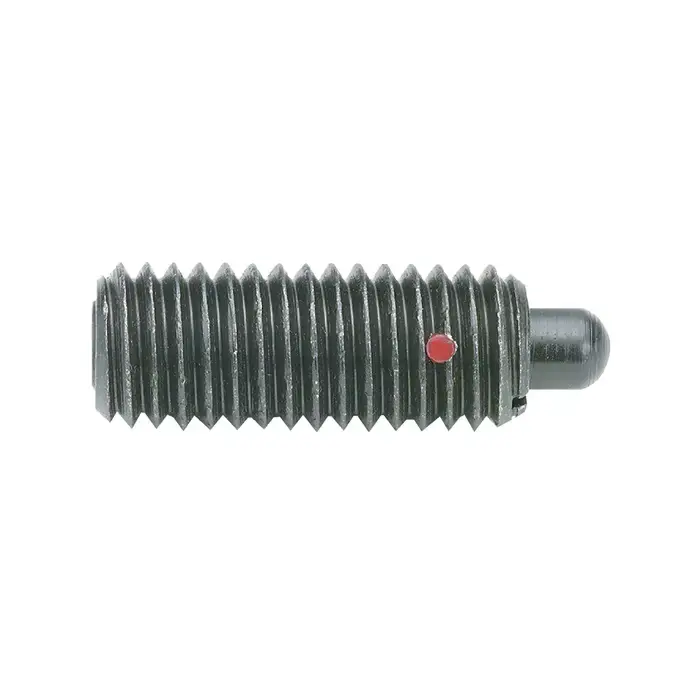 TE-CO 63704 M12x1.75 Thread Size, 28mm Thread Length, 4mm Projection, Stainless Steel Body, Steel Nose Threaded Spring Plunger Flash Sale