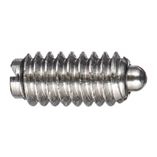 Premium VLIER SSM51P 8-36 Thread Size, 0.437" Thread Length, 0.052" Projection, Stainless Steel Body, Stainless Steel Nose Threaded Spring Plunger