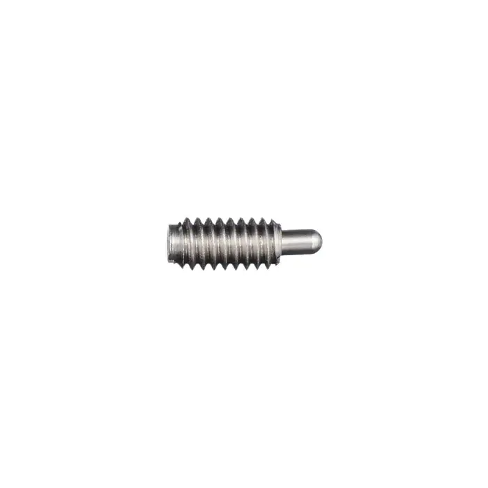 VLIER SML61 1/2"-13 Thread Size, 3/4" Thread Length, 1/4" Projection, Stainless Steel Body, Stainless Steel Nose Threaded Spring Plunger Last Chance