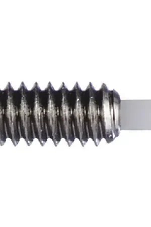Brand New VLIER SMDL63 5/8"-11 Thread Size, 1.062" Thread Length, 0.313" Projection, Stainless Steel Body, Delrin Nose Threaded Spring Plunger