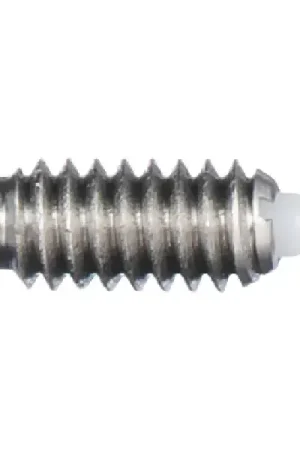 VLIER SSMDHM4 M4x0.7 Thread Size, 11.10mm Thread Length, 1.30mm Projection, Stainless Steel Body, Delrin Nose Threaded Spring Plunger Markdown