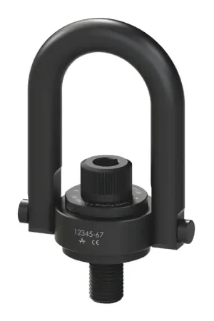 AMERICAN DRILL 23003 4,000 lbs. Rated Capacity, 5/8"-11 Thread Size, 3-1/4" Ring Opening Hoist Rings, Hooks, Lifting Accessory Today Only