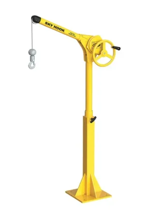 SKY HOOK 9750.42 1/4 Ton Load Capacity, 100" Maximum Lift Distance, 1.5" Per Handwheel Revolution Lift Speed Hoist Cheap