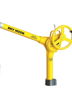 SKY HOOK 8500-04 1/4 Ton Load Capacity, 55" Maximum Lift Distance, 1" Per Handwheel Revolution Lift Speed Hoist Best Seller