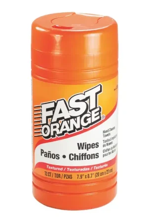 FAST ORANGE PX25051 Hand Cleaner Type, Hand Wipes Form, 72 Count Container Size Industrial Hand Cleaner Soap Direct From Factory