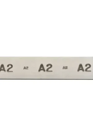 While Supplies Last STARRETT 54697 7/8" Thickness, 2" Width, 36" Length Air Hardening Ground Flat Stock