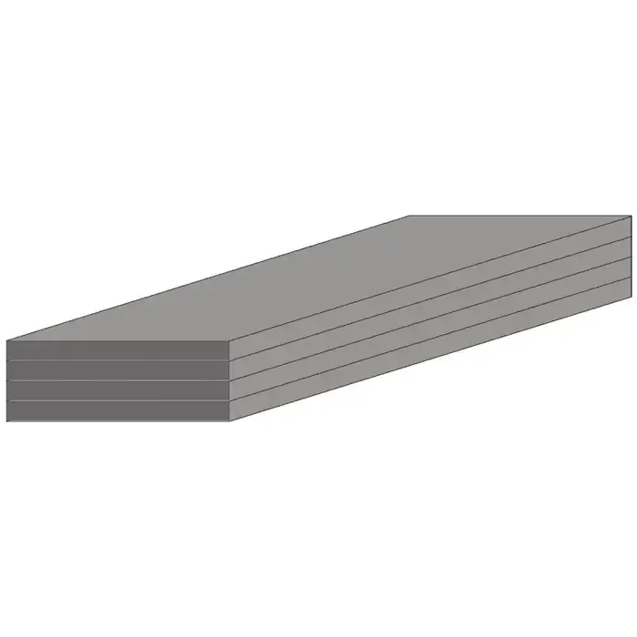 In Demand TTC 73-017-803 1" Thickness, 18" Length, 12" Width Flat Aluminum Stock