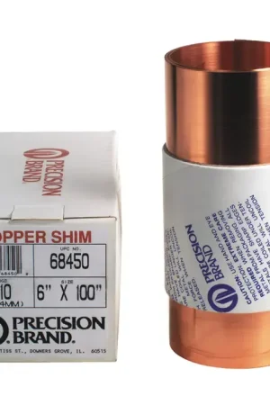 PRECISION BRAND 68245 .003" Thick, 6" Width, Copper Metal Shim Stock Save Now