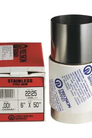 Big Sale PRECISION BRAND L-10 .010" Thick, 6" Width, 300 Stainless Steel Metal Shim Stock